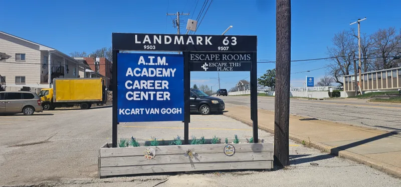 The road sign on 63rd Street